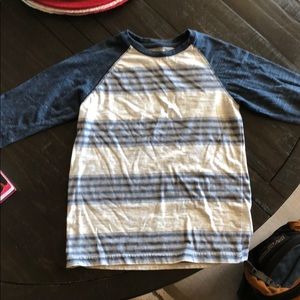 Boys long sleeve shirt blue/gray